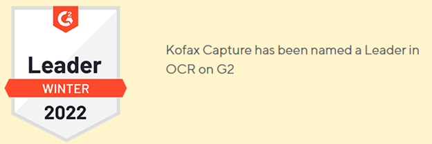 Kofax Capture Leader 2022